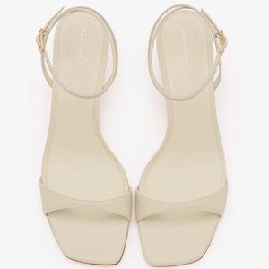 NEW Reformation Cream Sage Sandal size 7